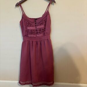 O'Neill Mauve Lace Detail Top